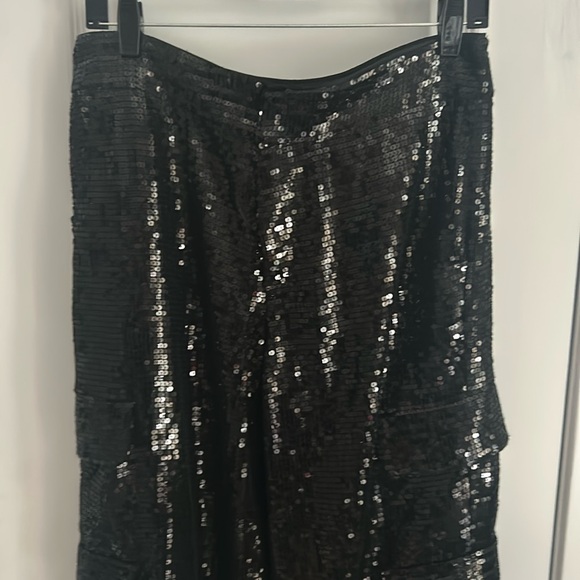 Alice and Olivia Hayes sequin cargo pants - Picture 7 of 16